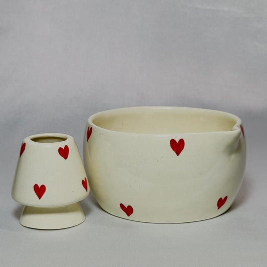 MATCHA BOWL AND WHISK HOLDER